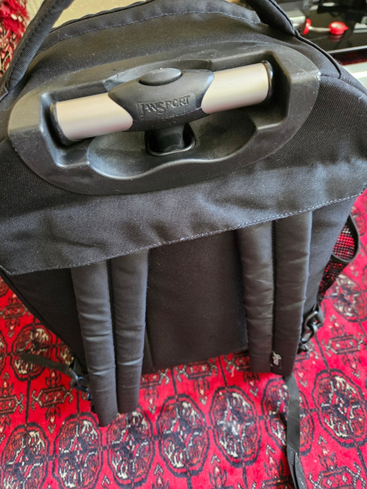 Jansport rugzak op wieltjes - Zwart, Gebruikt, 25 tot 40 cm, Ophalen, Overige merken