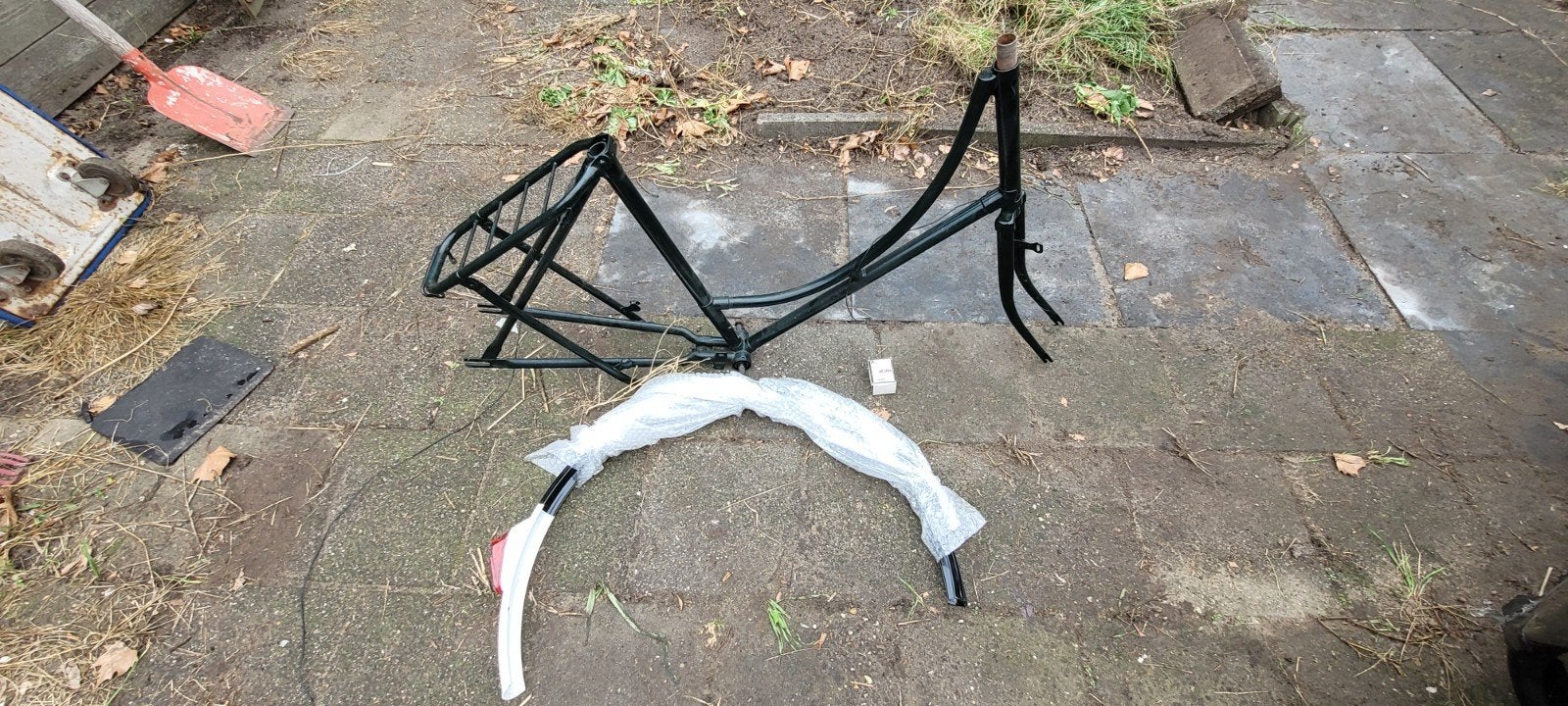 Batavus Omafiets Frame Jaren '70 - Gepoedercoat Project, Ophalen, Oldtimerfiets, Frame, Gebruikt