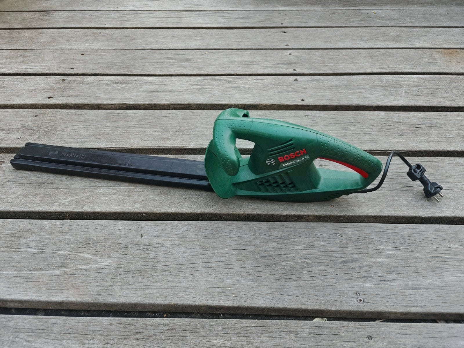 Bosch EasyHedgeCut 45 elektrische heggenschaar, Ophalen, Gebruikt, Elektrisch, Bosch