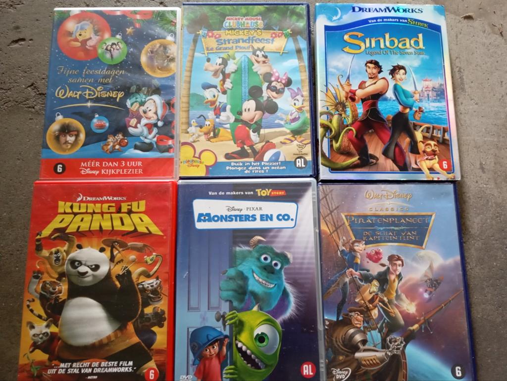 17 BEKENDE KINDER DVD,S NU ALLEMAAL 15€ ZIE FOTO,S., Cd's en Dvd's, Alle leeftijden, Ophalen of Verzenden, Zo goed als nieuw