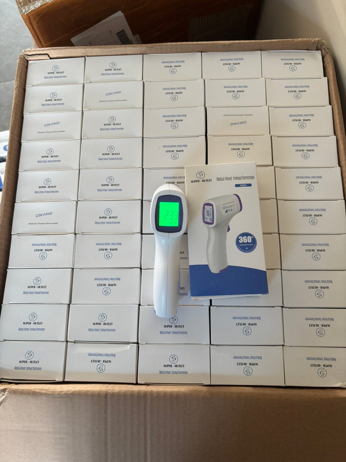 100x digitale thermometer infrarood nieuw, Diversen, Rommelmarktspullen, Ophalen, Zo goed als nieuw