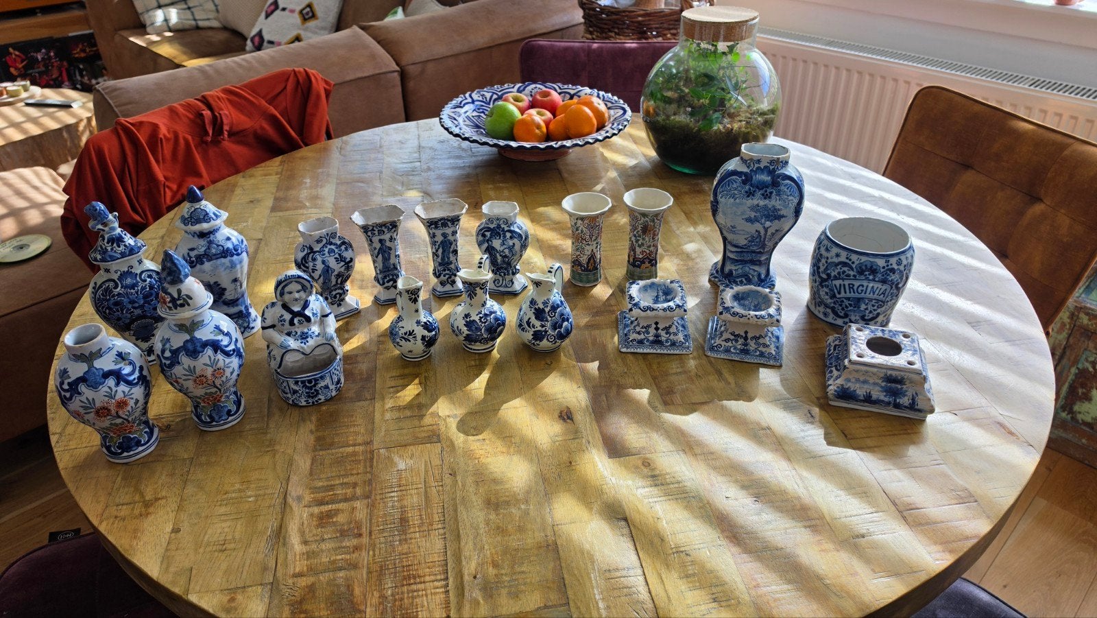 Divers Delfts blauw aardewerk, Ophalen of Verzenden