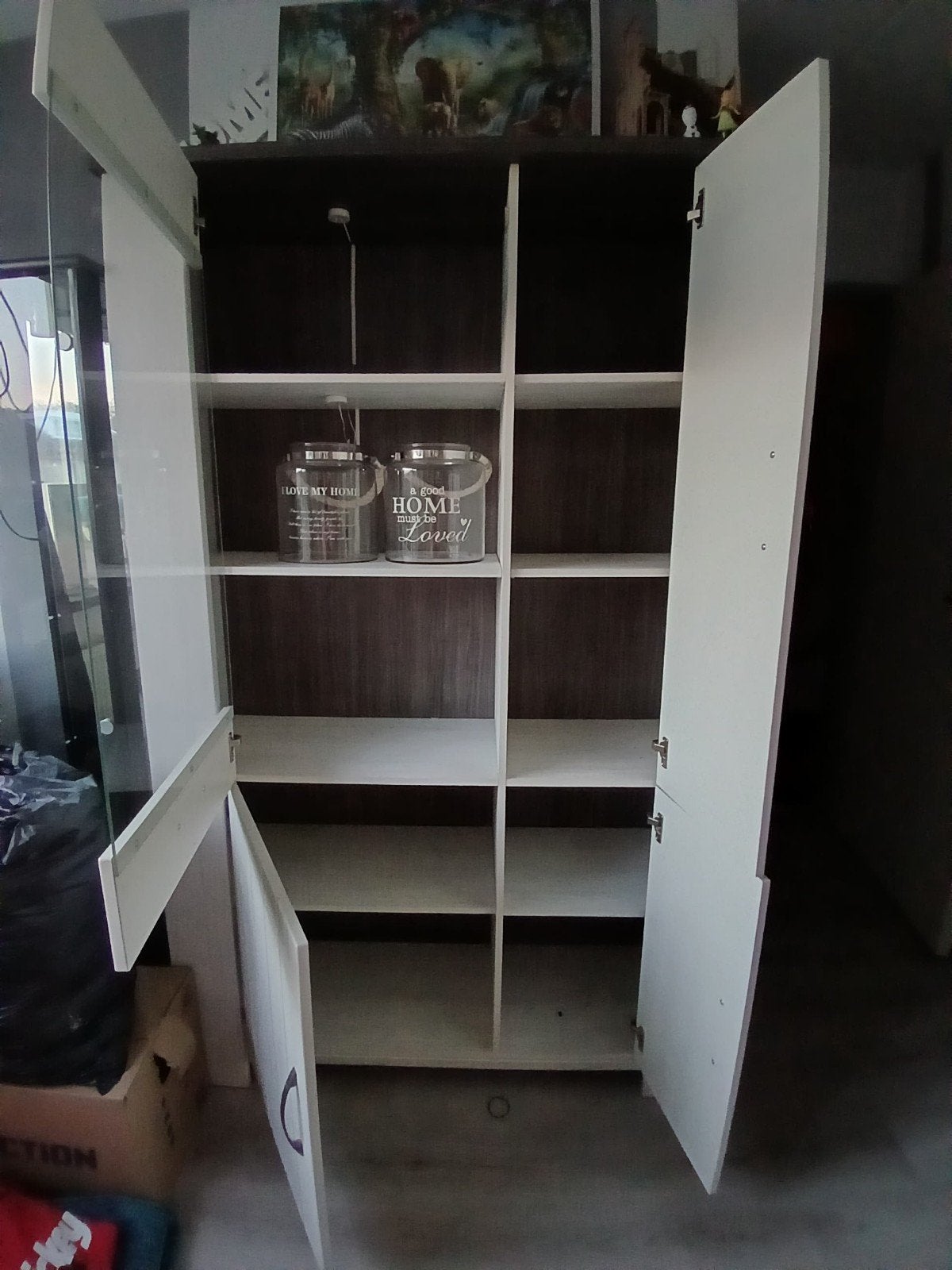 Mooie kast met veel opbergruimte - 193x124x42 cm, Ophalen, Gebruikt