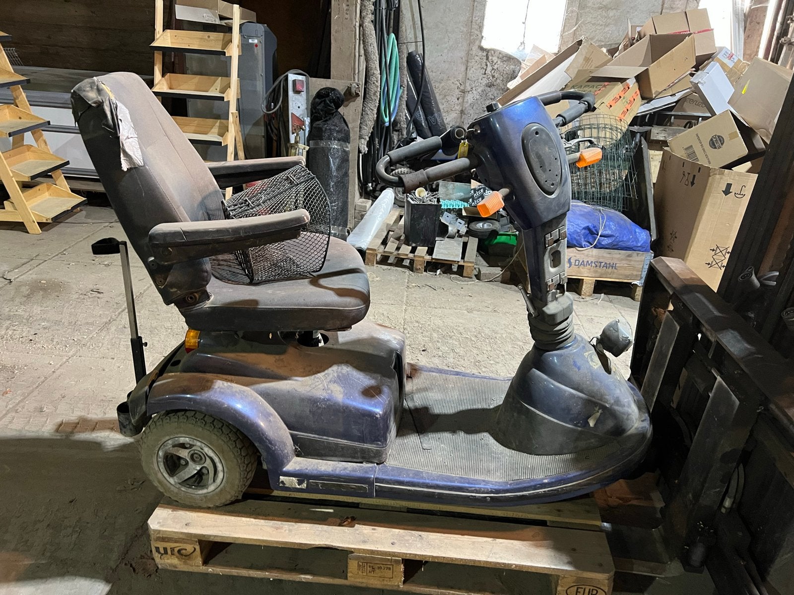 Scootmobiel, Ophalen