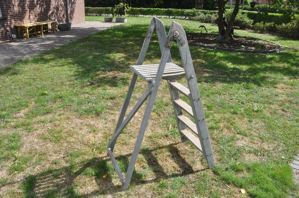 brocante houten trap, Ophalen