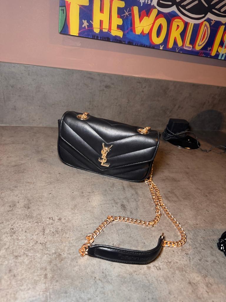 YSL tas zwart, Sieraden, Tassen en Uiterlijk, Tassen | Damestassen, Ophalen of Verzenden, Zo goed als nieuw, Zwart, Schoudertasje