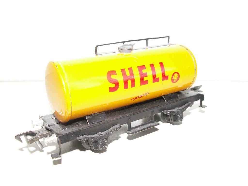 Fleischmann 1215S Shell tankwagon - 1, Gebruikt, Gelijkstroom, Fleischmann, Wagon