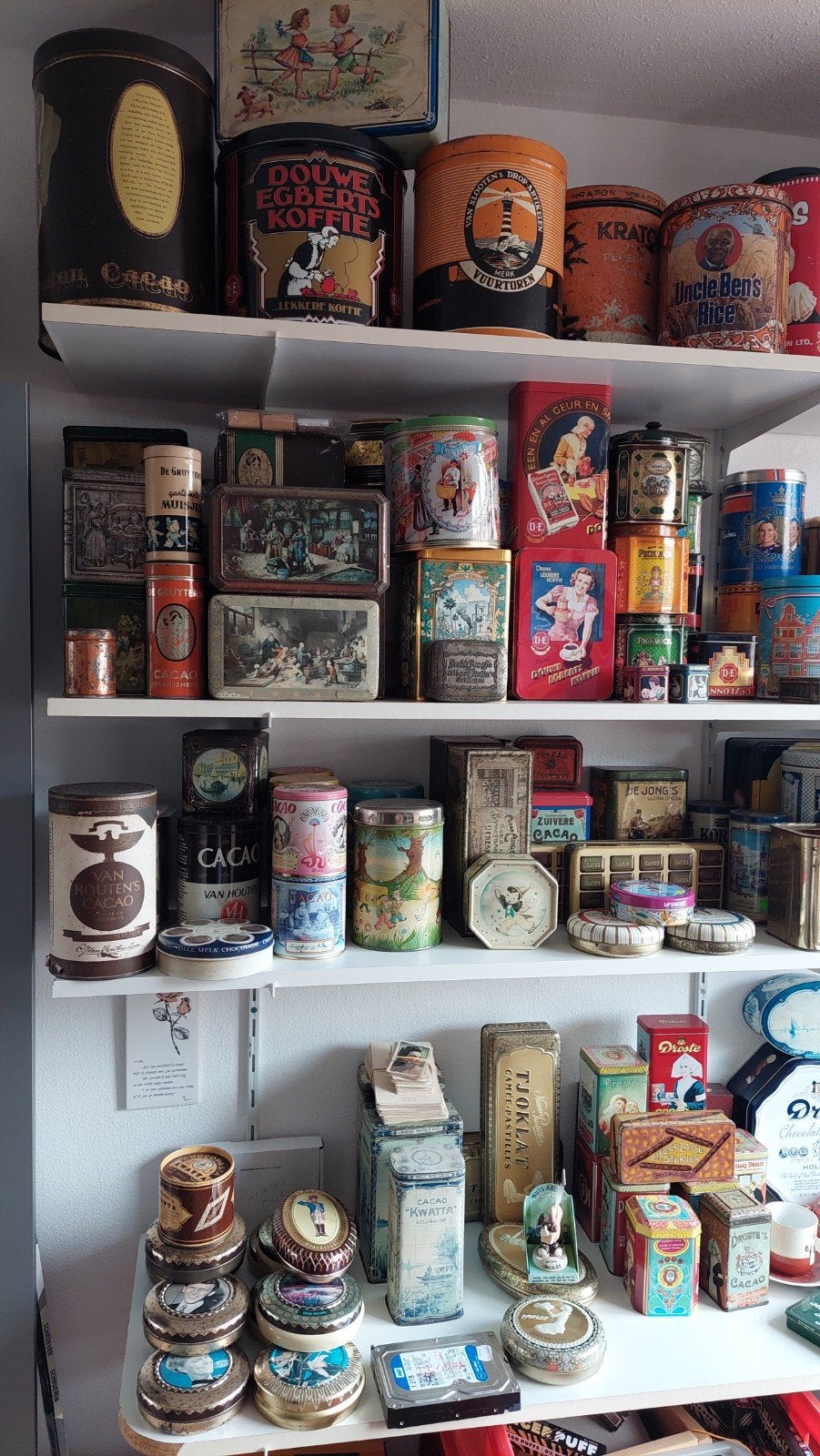 Grote collectie vintage blikken, Ophalen, Gebruikt, Overige, Overige merken