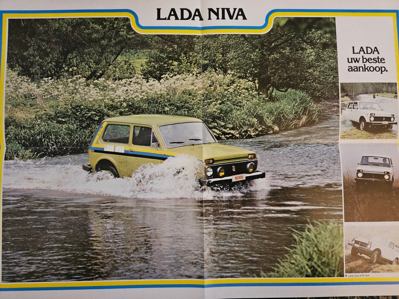 Brochure Lada Niva 2121 1980, Ophalen of Verzenden, Zo goed als nieuw, Overige merken