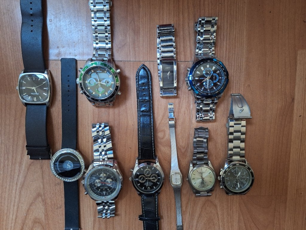 Horloges diversen, Sieraden, Tassen en Uiterlijk, Horloges | Heren, Ophalen of Verzenden, Gebruikt, Staal, Overige merken