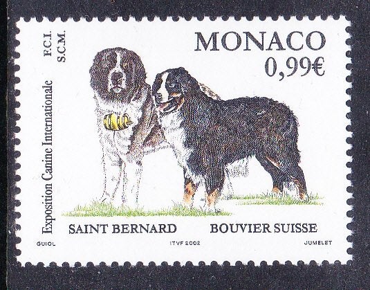 Monaco 2002 pf mi 2596 honden nominaal, Verzenden, Postfris, Dier of Natuur
