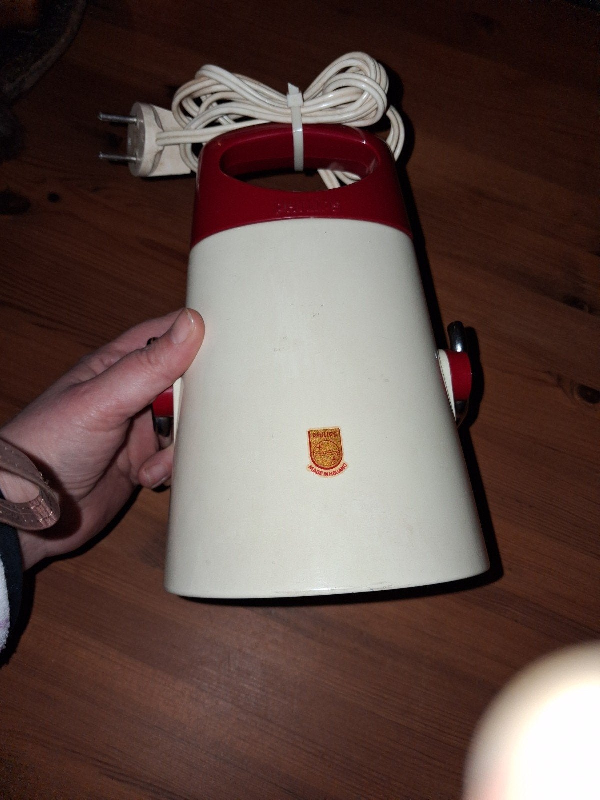 Vintage Philips Infraphil Infraroodlamp - Made in Holland, Ophalen of Verzenden, Gebruikt