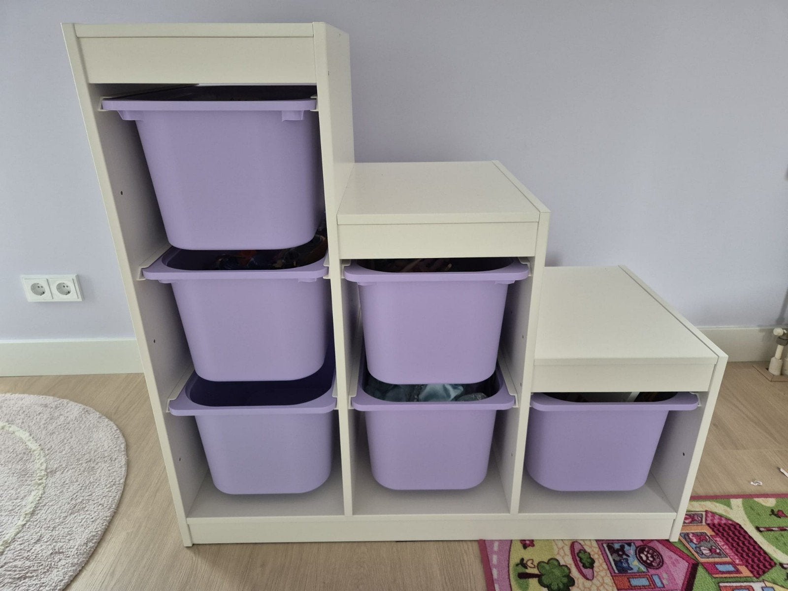 IKEA TROFAST Opbergcombinatie met bakken, Kinderen en Baby's, Kinderkamer | Commodes en Kasten, Ophalen, Gebruikt, Kast, 75 tot 100 cm