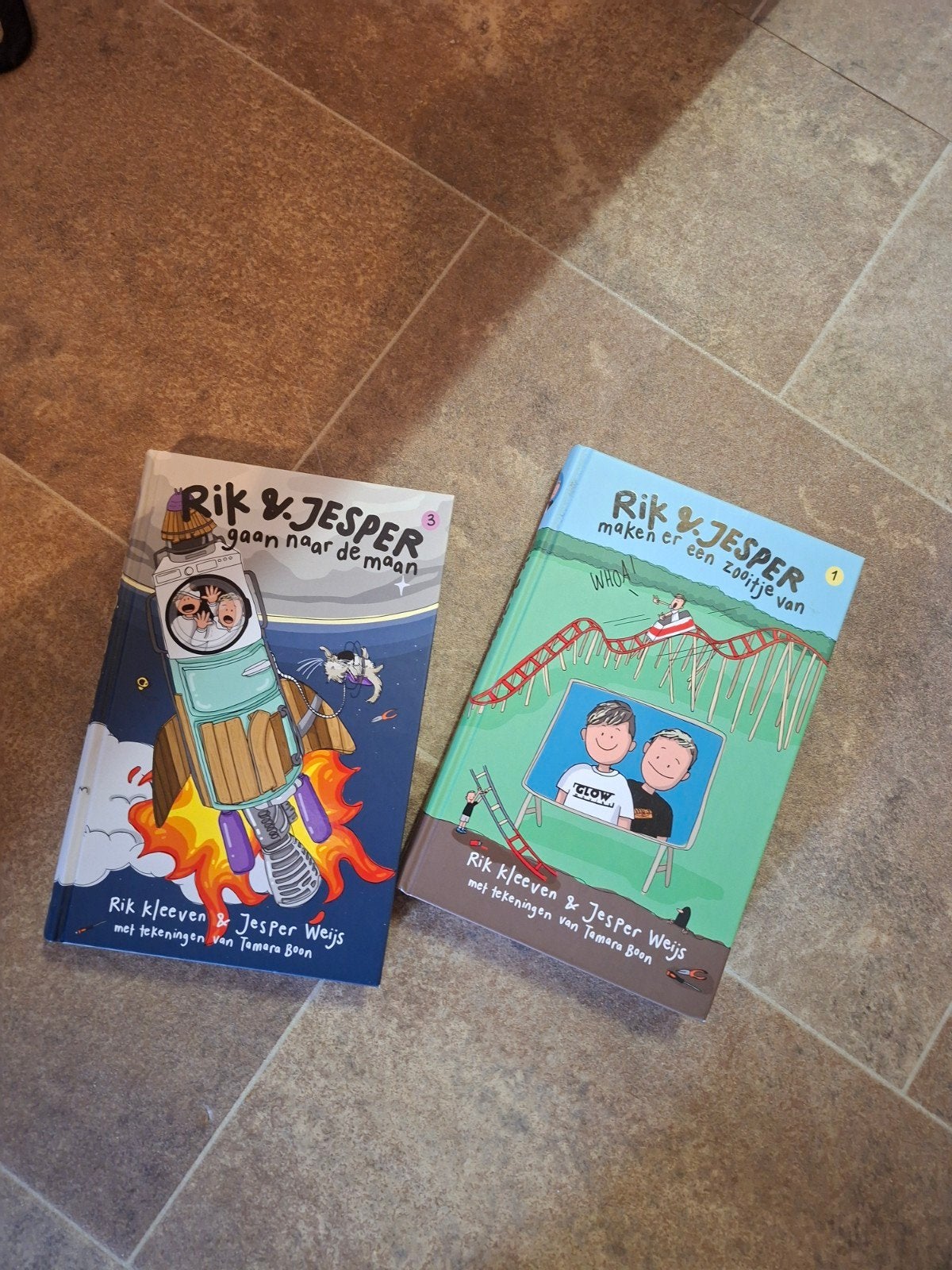2 boeken van Rik & Jesper, Ophalen of Verzenden, Gelezen, Rik Kleefman & Jesper Weijs, Fictie algemeen