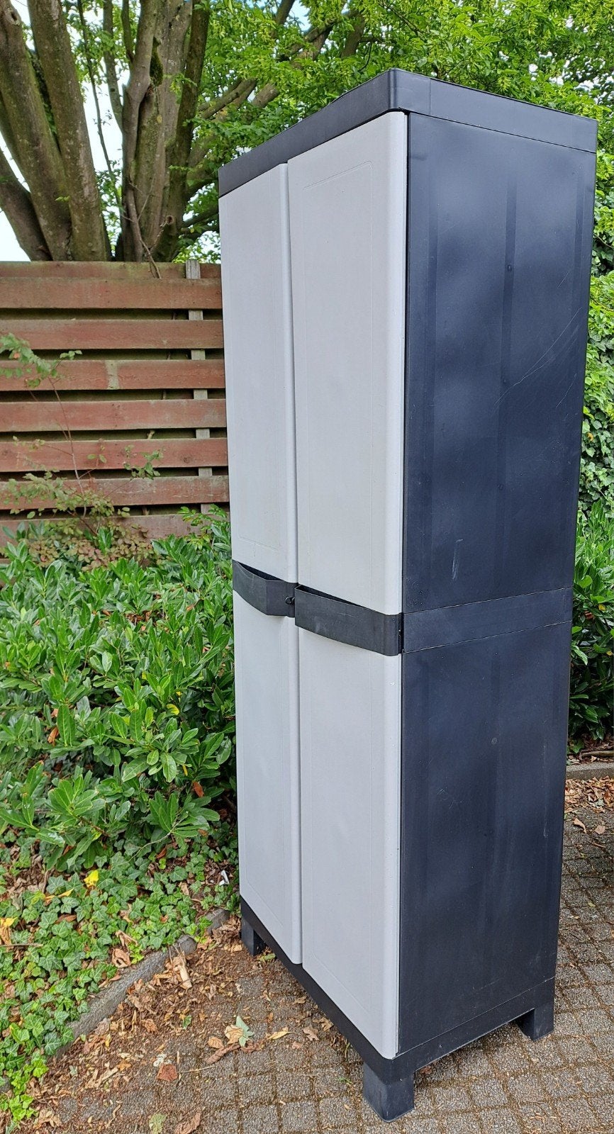 Kunststof Opbergkast met Verstelbare Planken, Tuin en Terras, Ophalen, Gebruikt, Kunststof, Overige typen