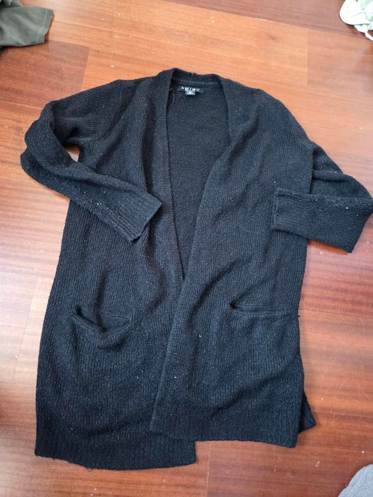 Zwart Amisu vest - maat M, Maat 38/40 (M), Zwart, Ophalen of Verzenden, Gedragen