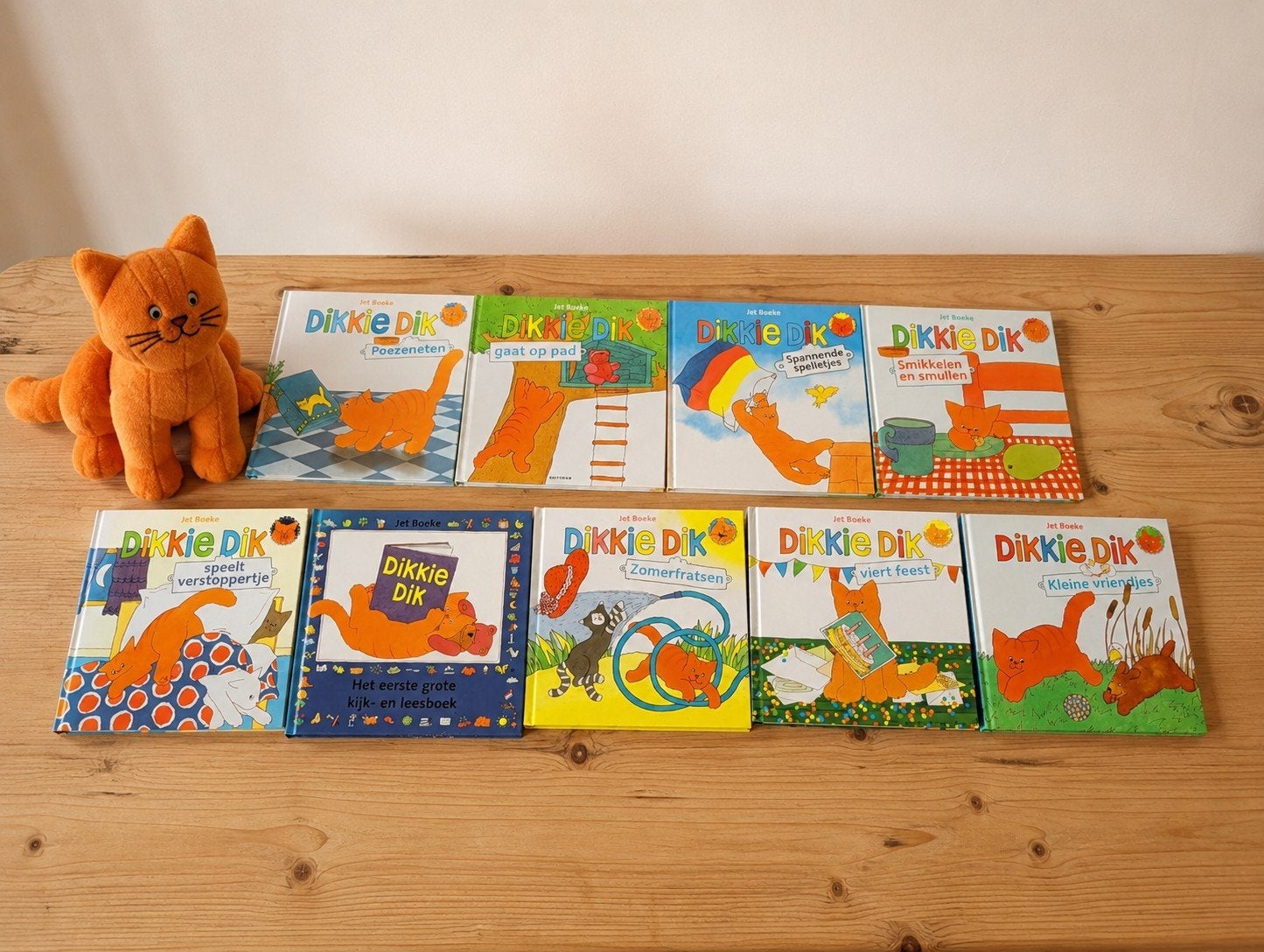 Dikkie Dik boeken - 9 stuks in nette staat, Ophalen of Verzenden, Zo goed als nieuw, Jet Boeke