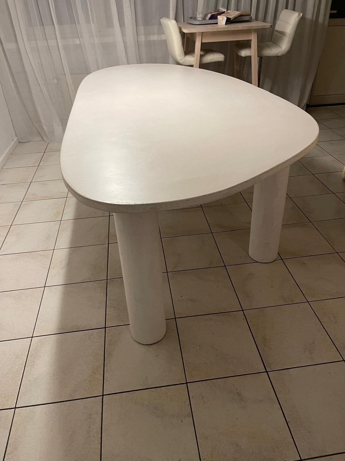 Nieuwe design eettafel 240 cm + 6 luxe eetstoelen – Goossens, Huis en Inrichting, Ophalen, Overige materialen, Nieuw, Vijf personen of meer