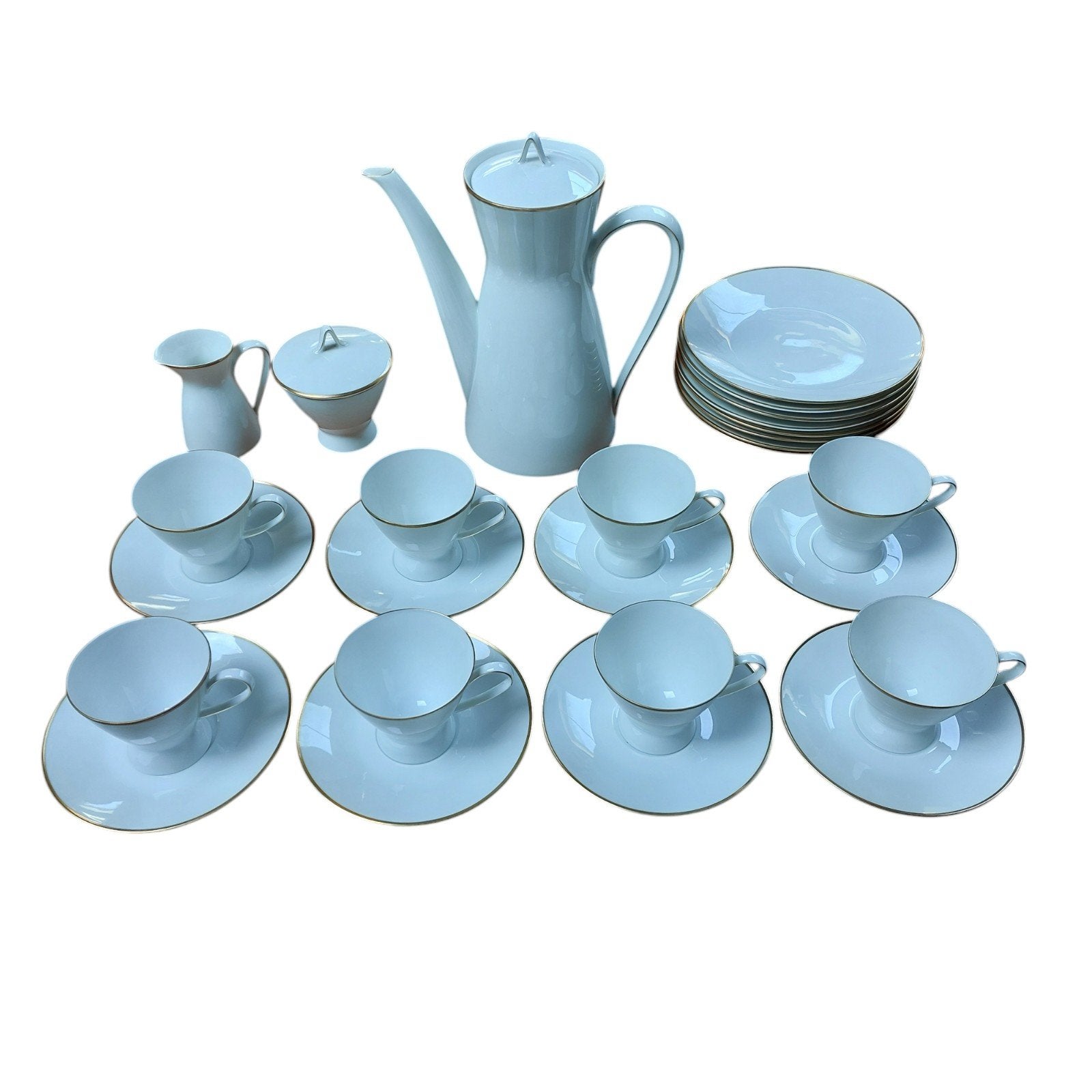 Theeservies Rosenthal Form 2000 (27-delig), Ophalen, Gebruikt, Overige merken, Onbekend