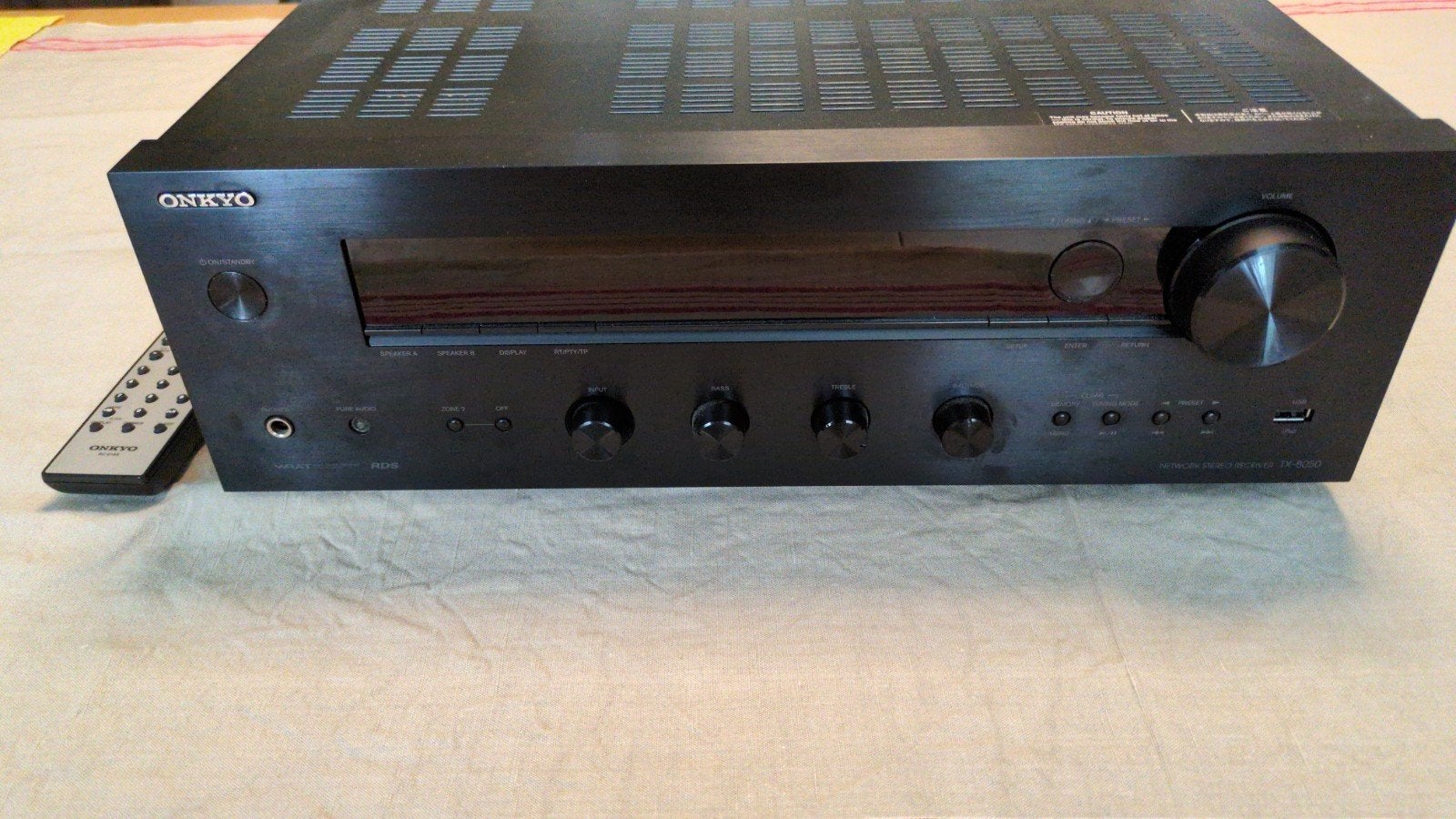 Onkyo Receiver TX-8050 met Zone 2 issue, Ophalen, Gebruikt, 60 tot 120 watt, Onkyo