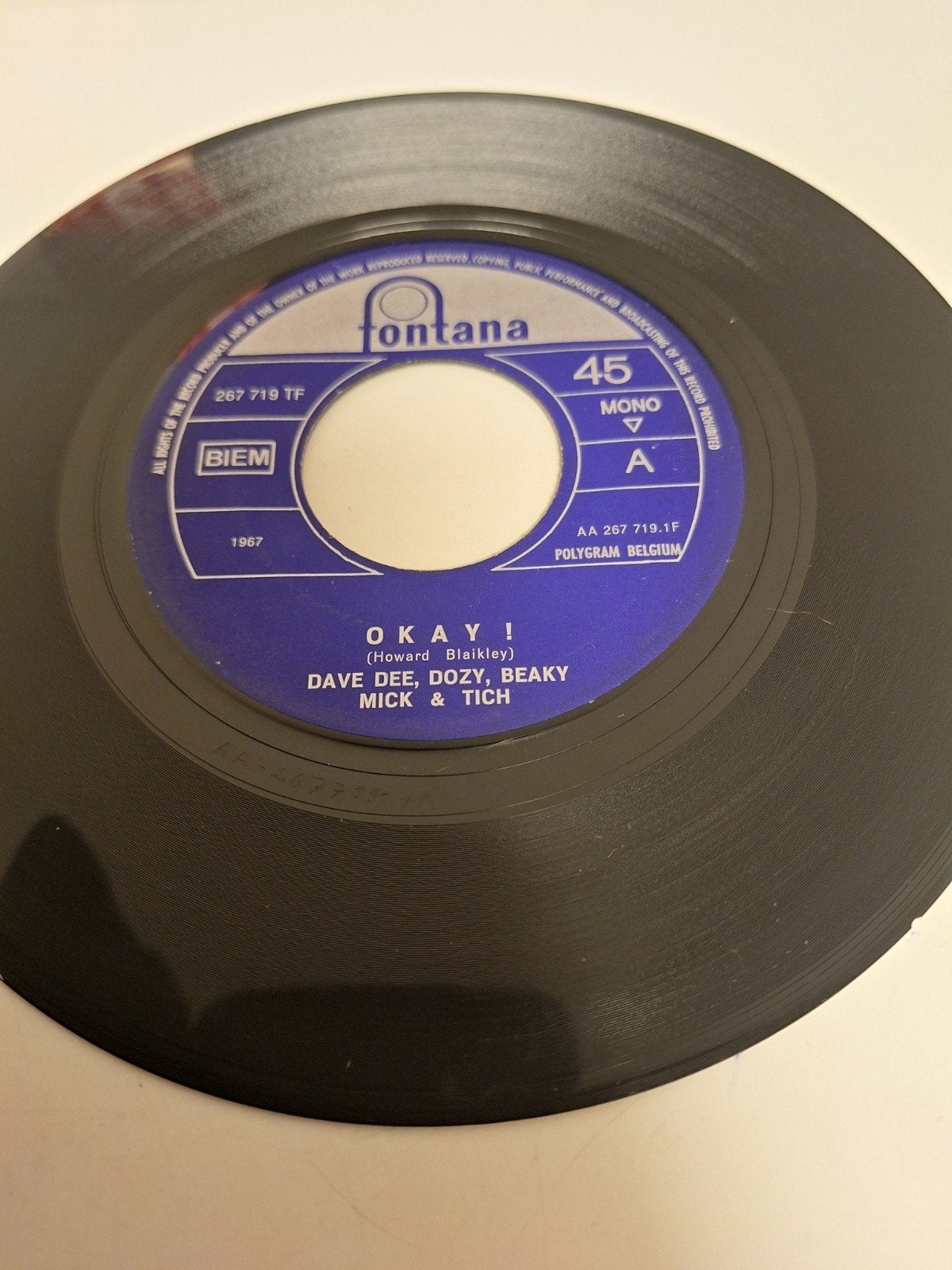 Dave Dee, Dozy, Beaky, Mick & Tich - Okay, 1967., Verzenden, 7 inch, Poprock