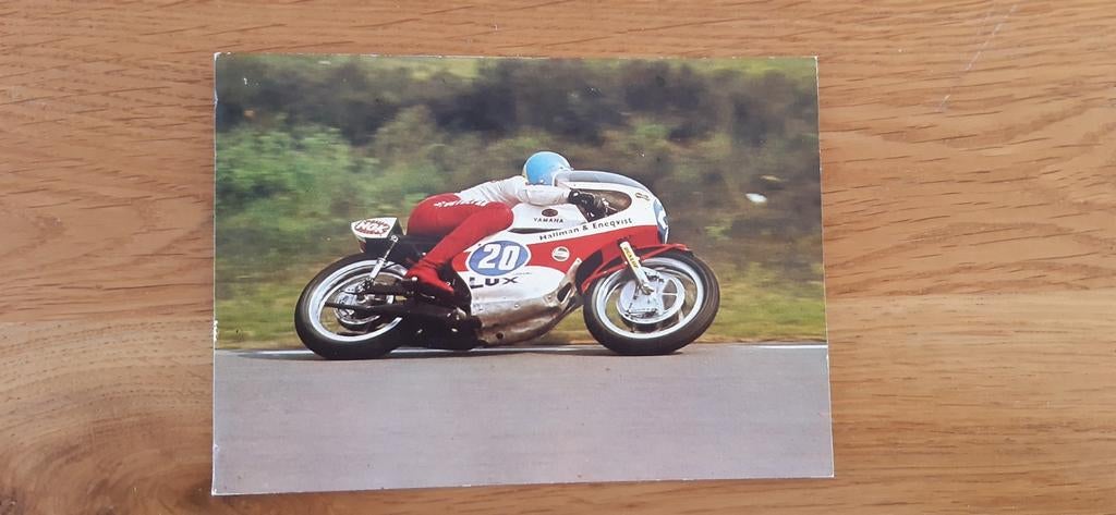 Kent Anderson yamaha kaart, Ophalen of Verzenden, 1960 tot 1980, Gelopen, Sport en Spel