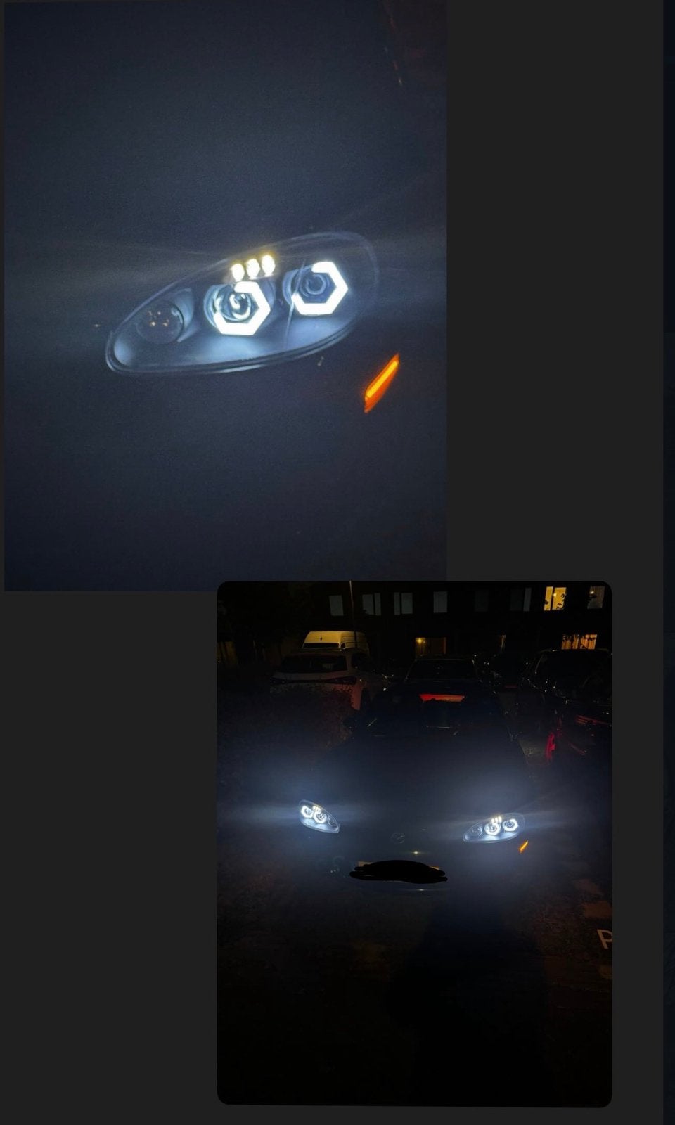 Mx5 nbfl custom headlights, Ophalen