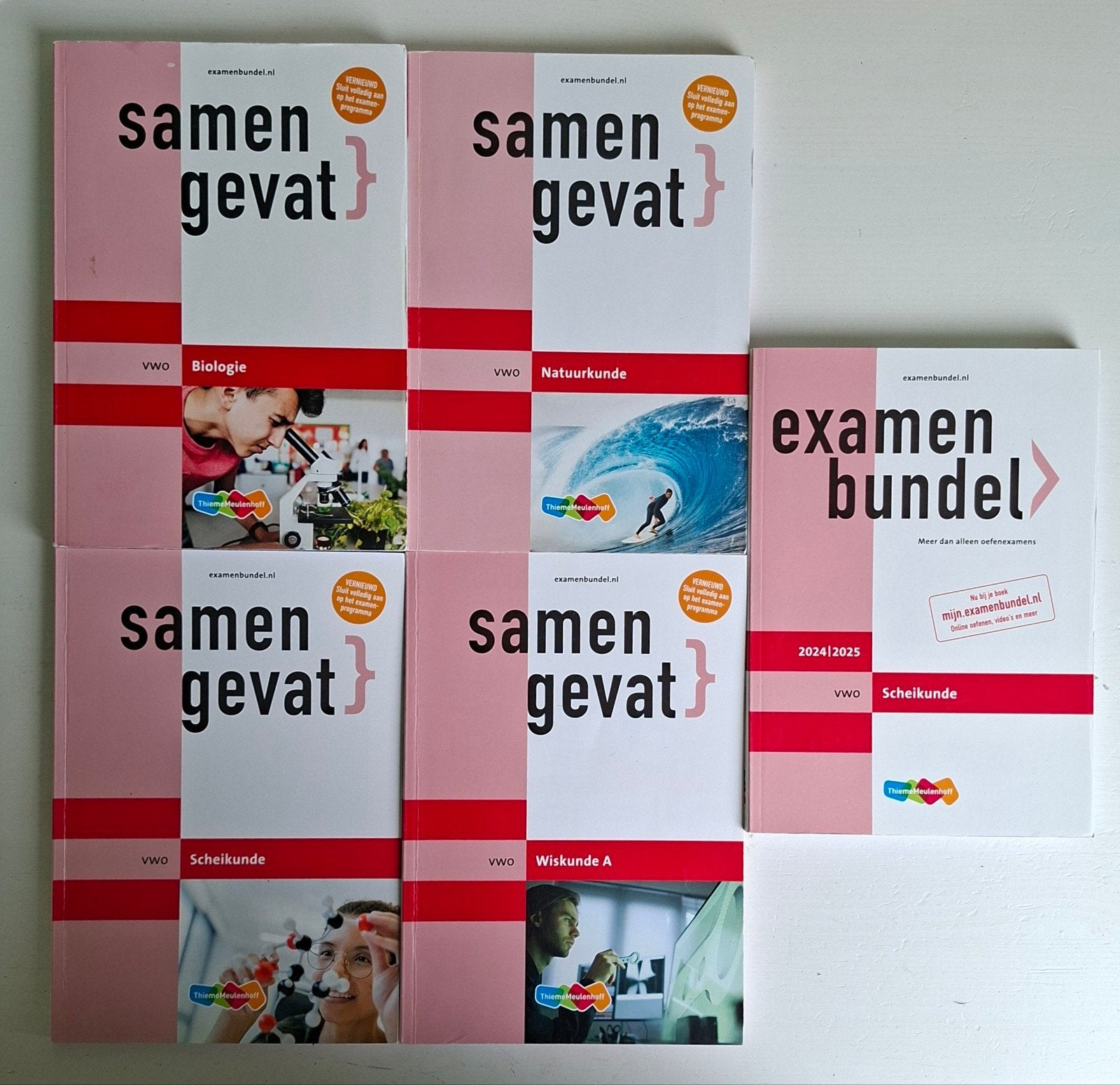 Samengevat vwo Bio, Na, Sk, Wi A en Examenbundel vwo Sk, Ophalen of Verzenden, Zo goed als nieuw, VWO, Scheikunde