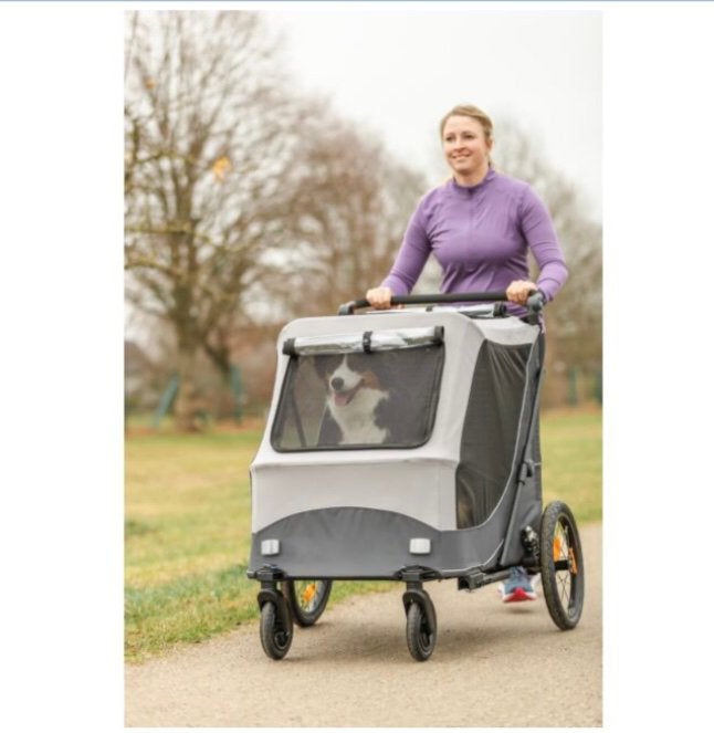 Hondenfietskar xl voor honden tot 45 kg nieuw, Dieren en Toebehoren, Honden-accessoires, Trixie, Ophalen, Nieuw, Hondenfietskar