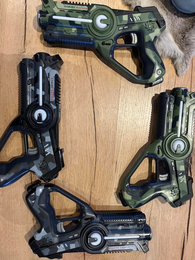 Light battle Lasergame Pistolen Set - 4 Stuks, Ophalen of Verzenden, Gebruikt