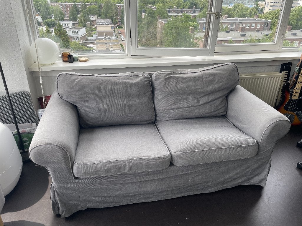 IKEA Ektorp 2-seater sofa Grey, Ophalen, Gebruikt, 150 tot 200 cm, Tweepersoons