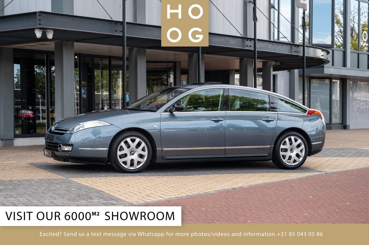 Citroën C6 3.0 V6 Pallas (bj 2005, automaat), Auto's, Citroën, Automaat, Gebruikt, Leder, Sedan