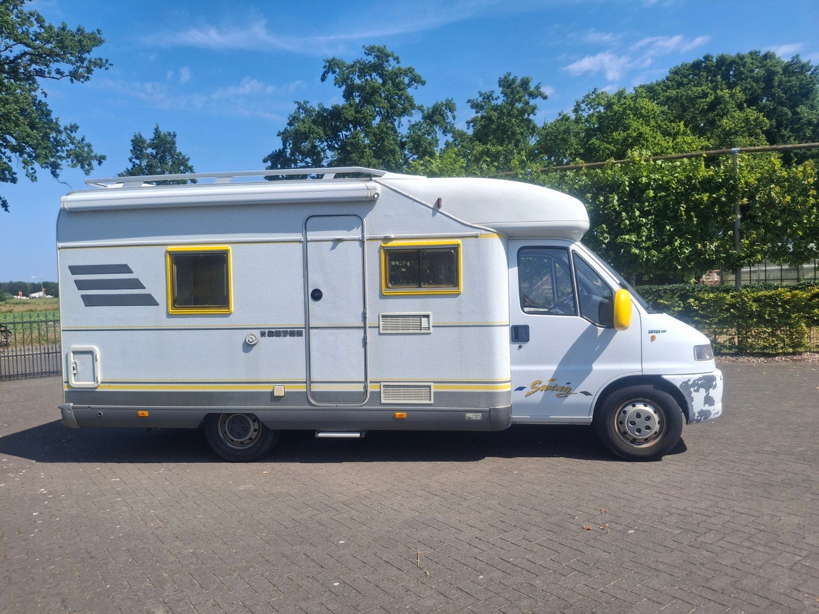 " hymer 1998 , zeer nette staat! Fransbed, dinnette", Caravans en Kamperen, Campers, Bedrijf, tot en met 4, Hymer, Fiat, 5 tot 6 meter