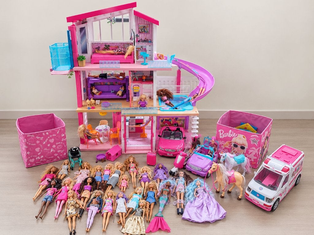 Grote Barbie verzameling – alles in één koop!, Ophalen, Gebruikt, Poppenhuis