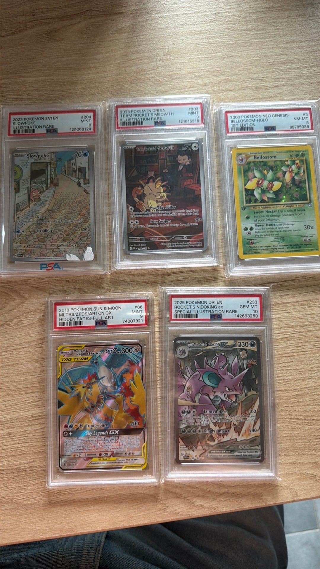 PSA Slabs te koop, Verzenden, Zo goed als nieuw, Meerdere kaarten