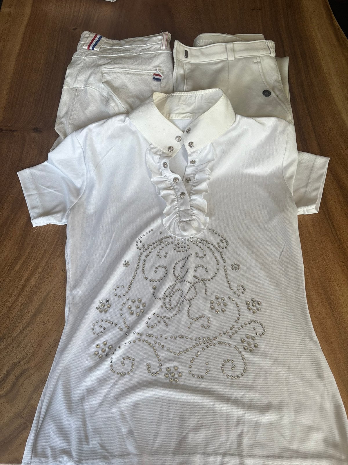 Paardrijwedstrijdkleding dames-kinderen, Dieren en Toebehoren, Ophalen of Verzenden