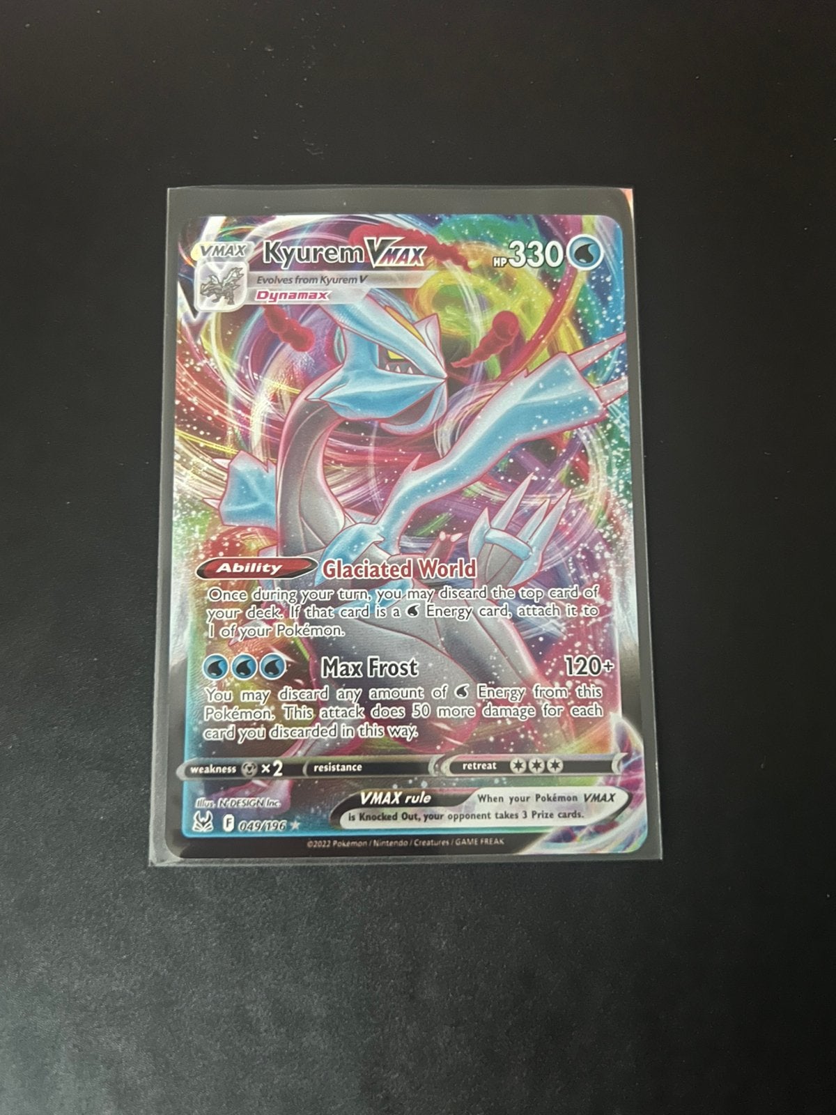 Pokémon kaart Kyurem, Ophalen of Verzenden, Zo goed als nieuw, Losse kaart