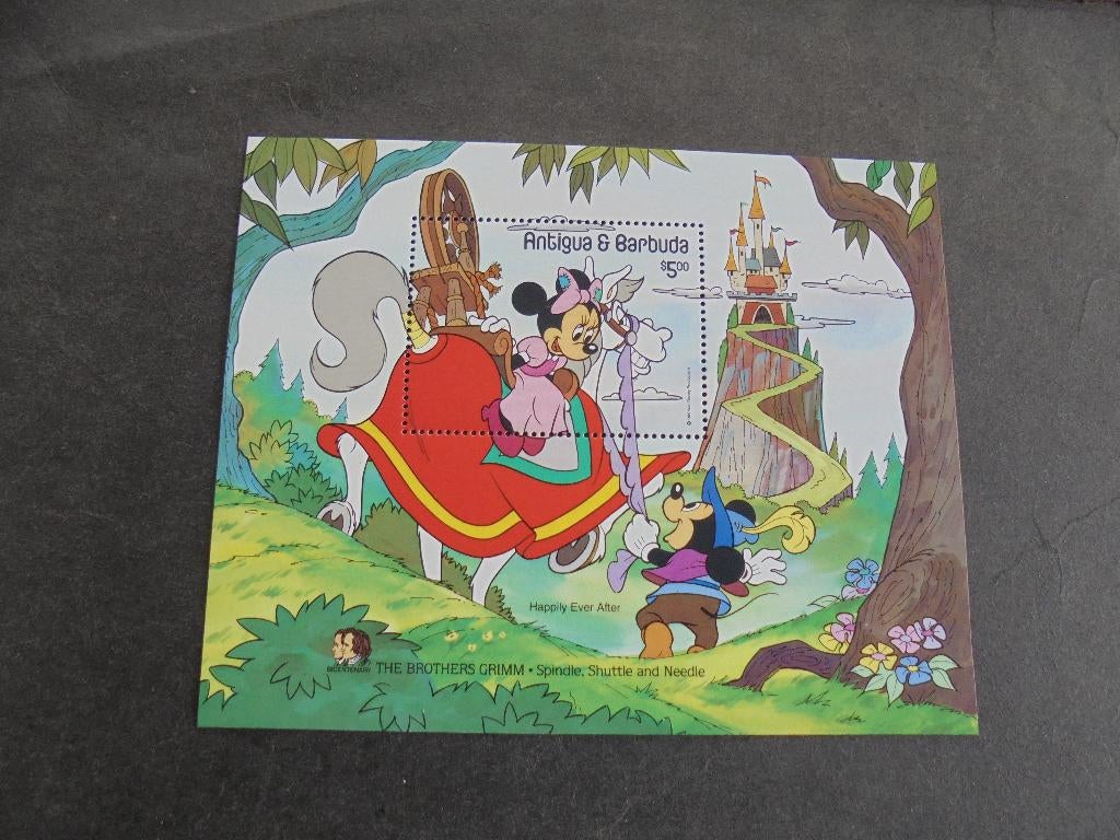 Walt Disney Blok kavel 3 postfris, Verzenden, Postfris, Overige thema's