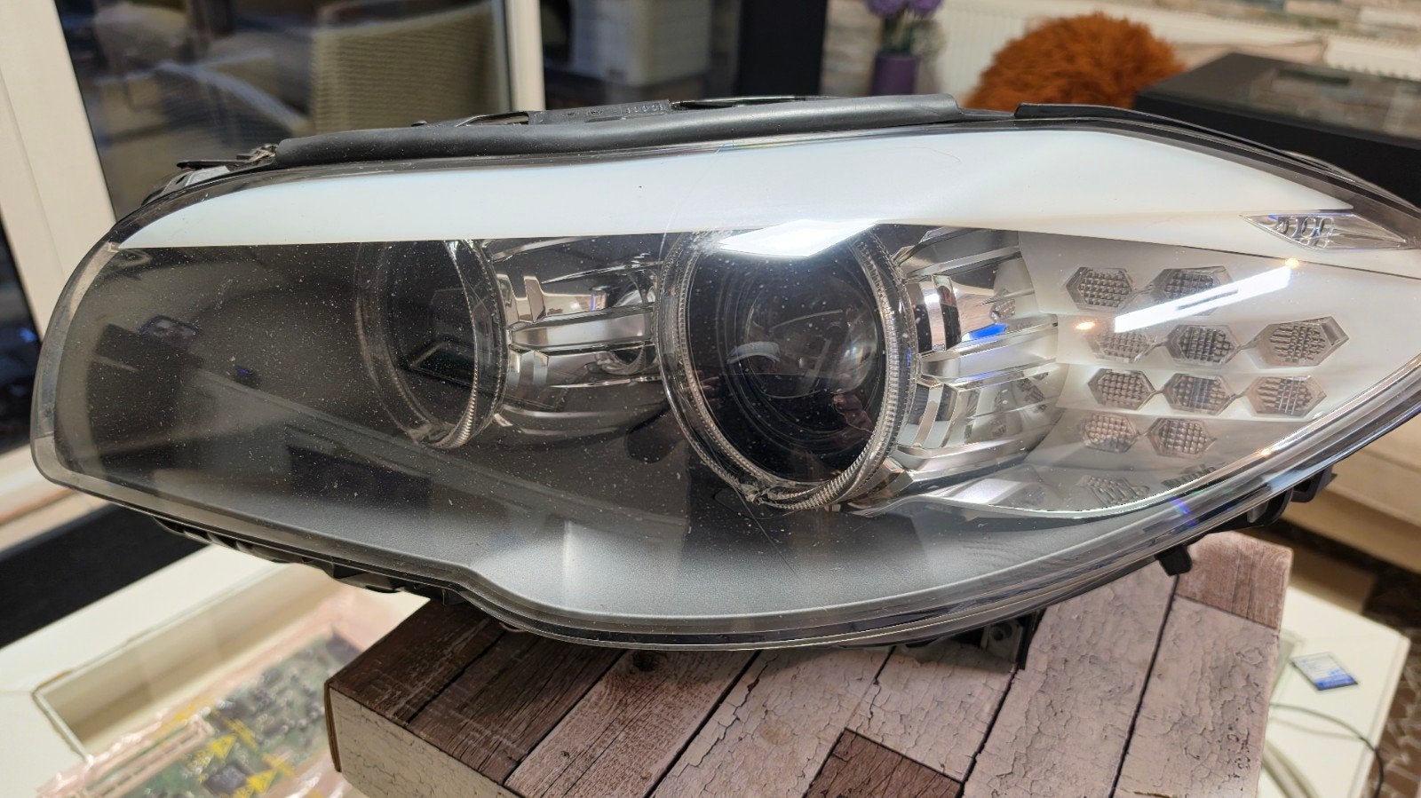 Koplamp behuizing BMW F10/F11 xenon links, Ophalen of Verzenden, BMW