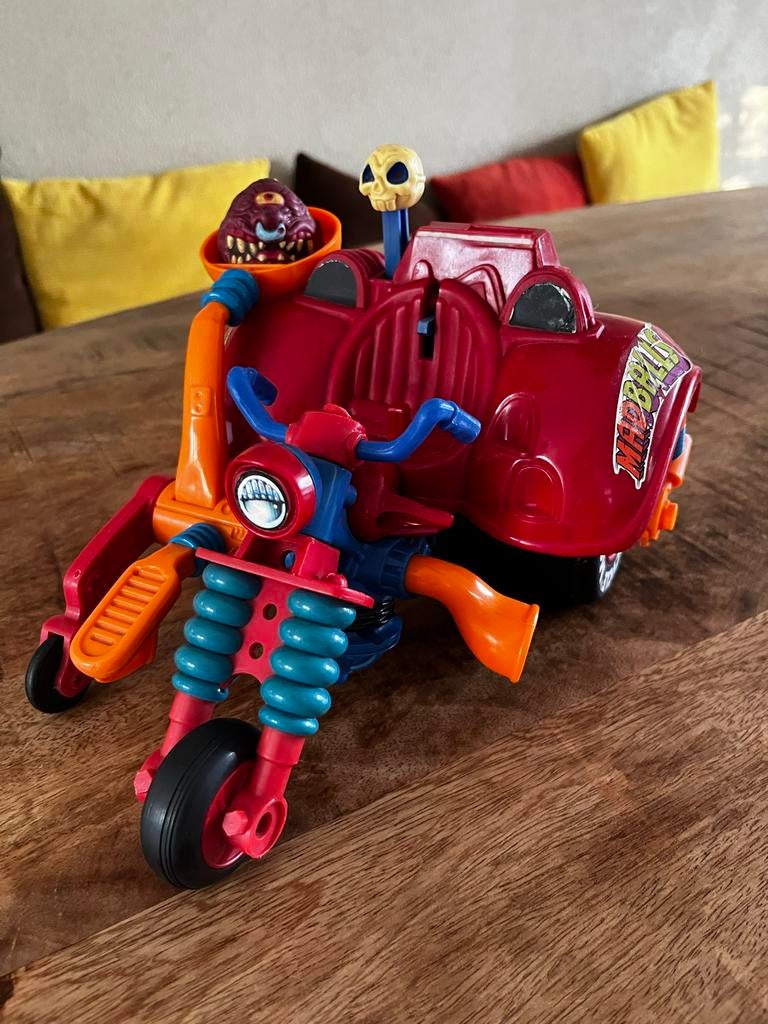 Madballs Rollercycle Vintage Speelgoed met Hoofd, Ophalen of Verzenden, Gebruikt, Jongen of Meisje