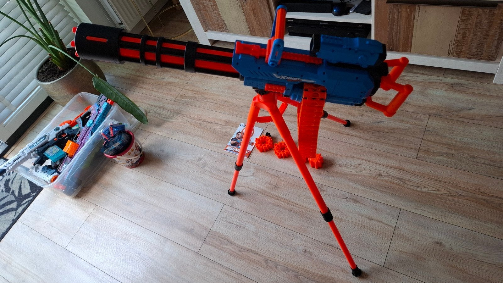 X-Shot Excel Crusher Blaster met statief en extra's, Ophalen of Verzenden