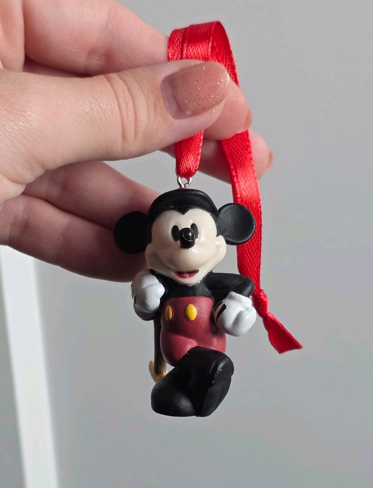 Disney Mickey Mouse kerst ornament hanger kerstbal, Ophalen of Verzenden, Mickey Mouse, Zo goed als nieuw