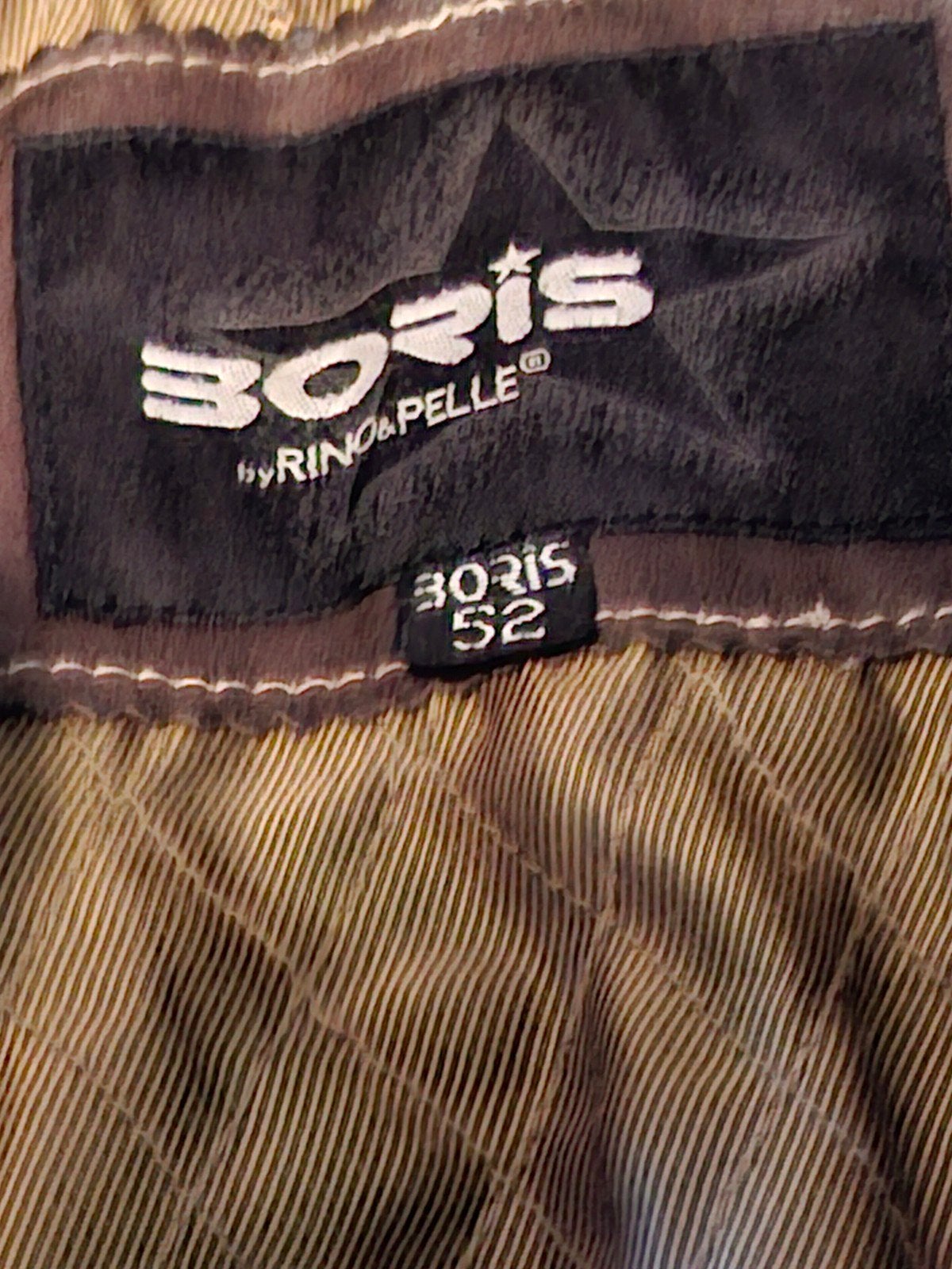 Boris by Rino & Pelle Leren Jas Maat 52 (L), Kleding | Heren, Maat 52/54 (L), Bruin, Ophalen of Verzenden, Gedragen