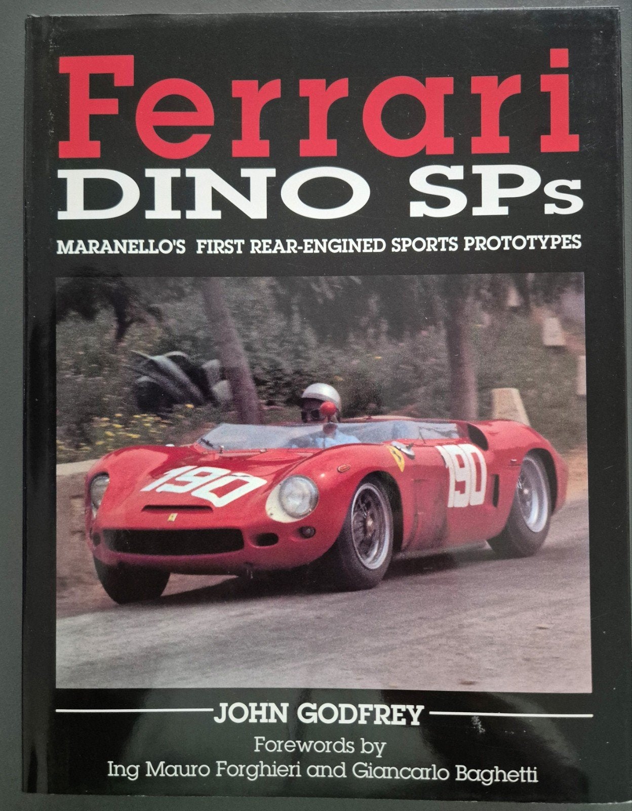 Ferrari Dino SPs -Maranello's Rear-Engined Sports Prototypes, John Godfrey, Ophalen of Verzenden, Zo goed als nieuw, Ferrari