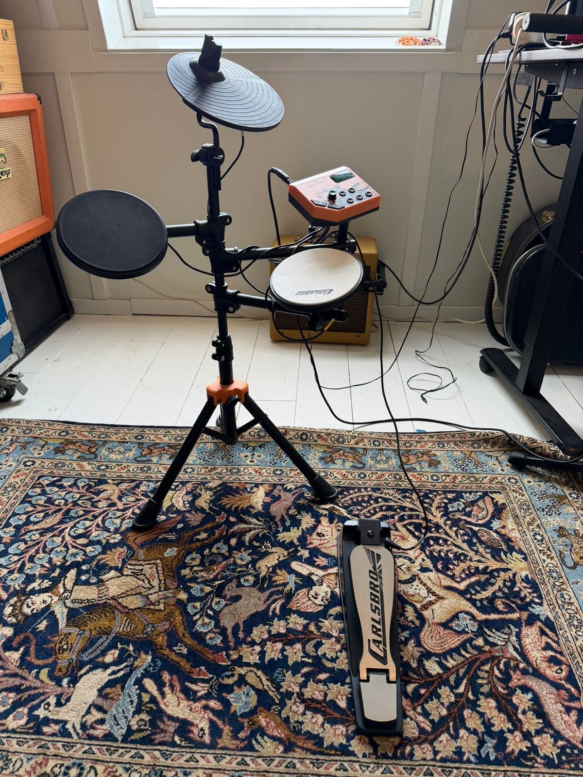 Carlsbro Rock 50 Elektronisch Drumstel met Koptelefoon, Muziek en Instrumenten, Drumstellen en Slagwerk, Ophalen of Verzenden