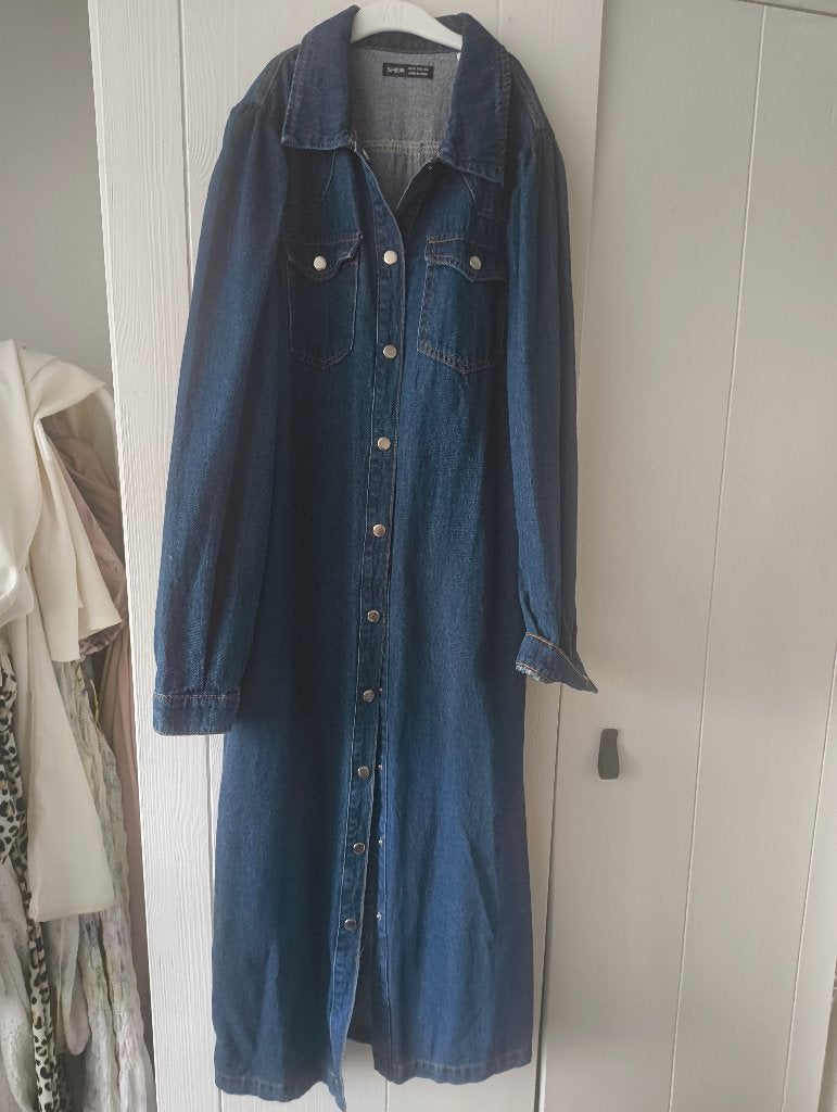 Dames jurken, Kleding | Dames, Jurken, Maat 38/40 (M), H&M, Blauw, Ophalen of Verzenden