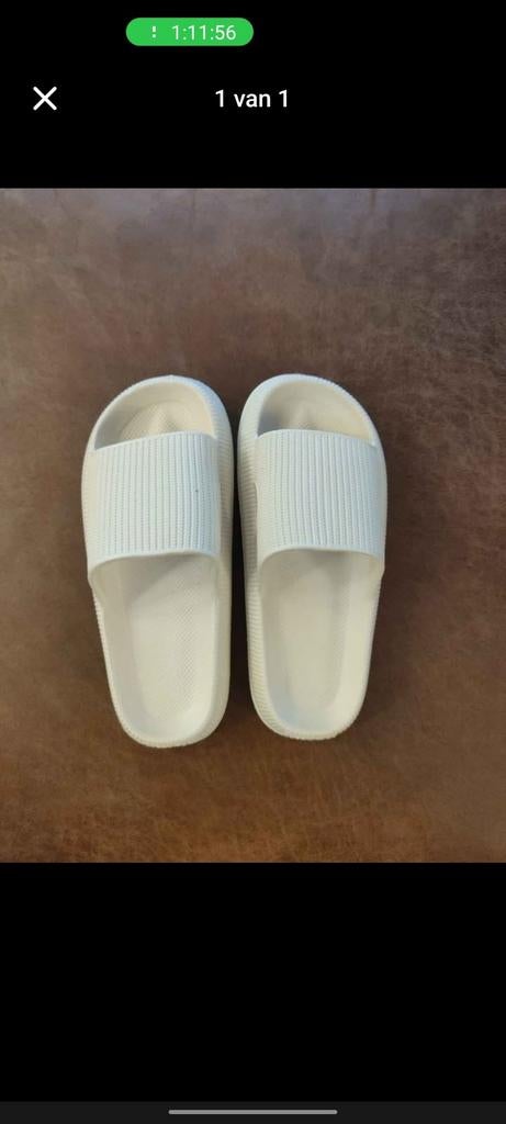 Slippers maat 36/37 (vallen groter), Ophalen, Overige maten, Zwart