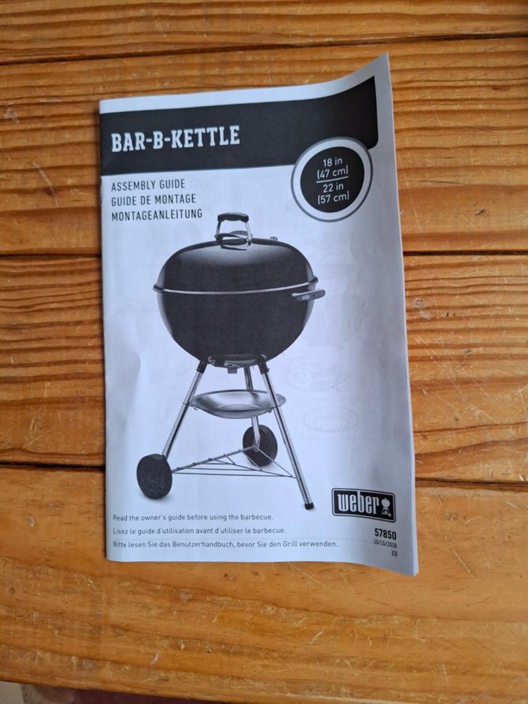Bbq weber 57850, Ophalen of Verzenden, Zo goed als nieuw