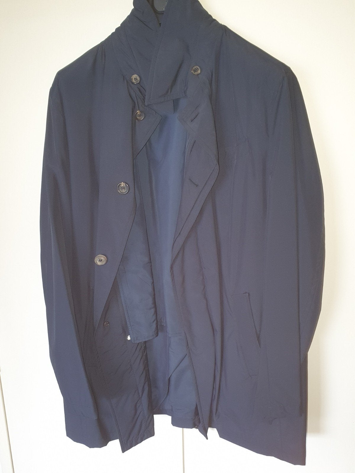 Borrelli jas met uitneembare voering, maat 56, Ophalen of Verzenden, Blauw