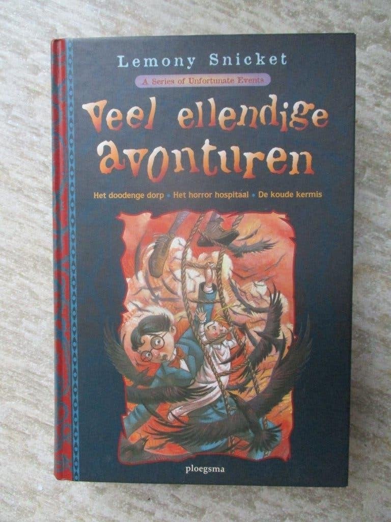 Lemony Snicket - Veel ellendige avonturen (omnibus 3 in 1), Boeken, Ophalen of Verzenden, Zo goed als nieuw, Lemony Snicket, Fictie